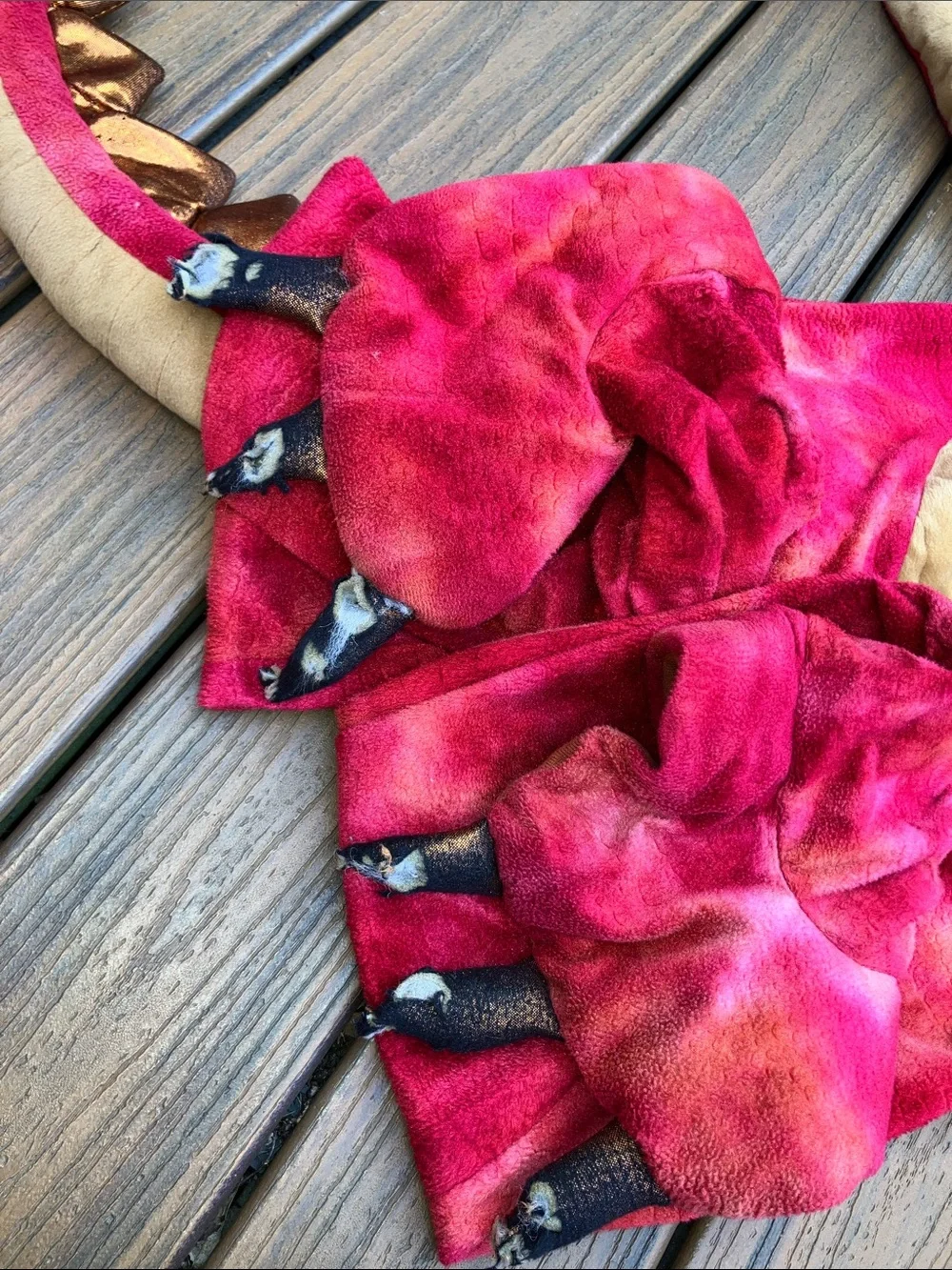 HYDRA the Three Headed Dragon Plush Footless Costume Size Small 6